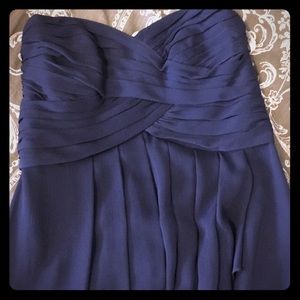 Marine blue David’s bridal dress size 12